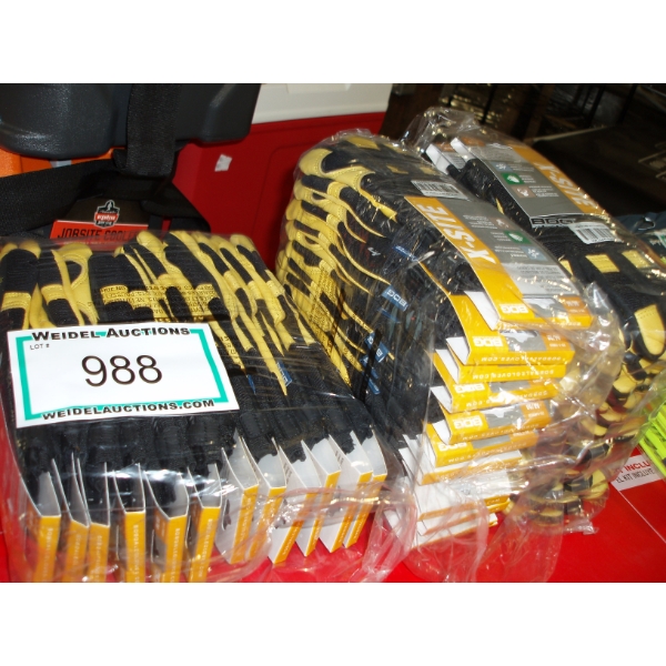 Lot of 12, BGD Ladies Medium Gloves