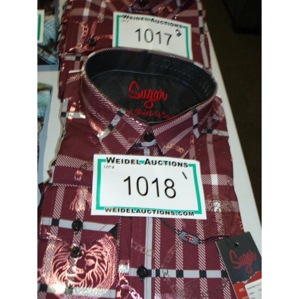 Size 2XL, Mens Salvatore Long Sleeve Button Up Shirt