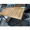 Image 1 : Dominique Rectangular Acacia Outdoor Bar Table