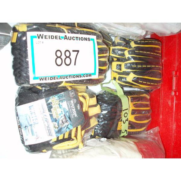 Lot of 5 Vallen Medium Work Armour Gloves