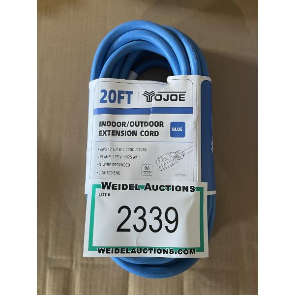 Indoor/Outdoor 20' Extention Cord