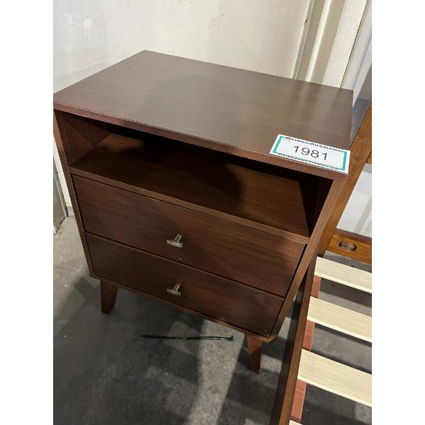 Dark Wood Night Table 