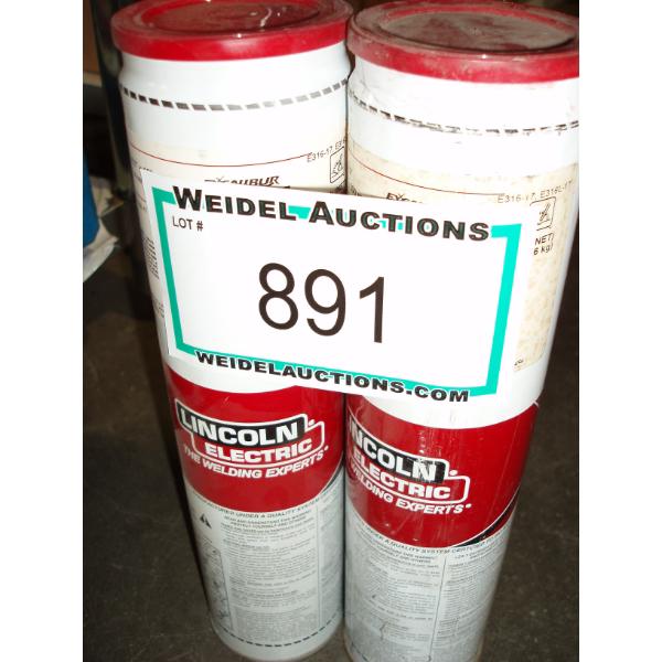 Lot of 2 Lincoln Electric 3x32x12 welding rods