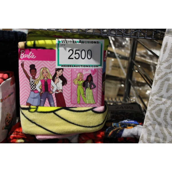 Barbie Micro Plush Throw