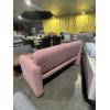 Image 2 : Fluffy Pink Sofa with Accented Back