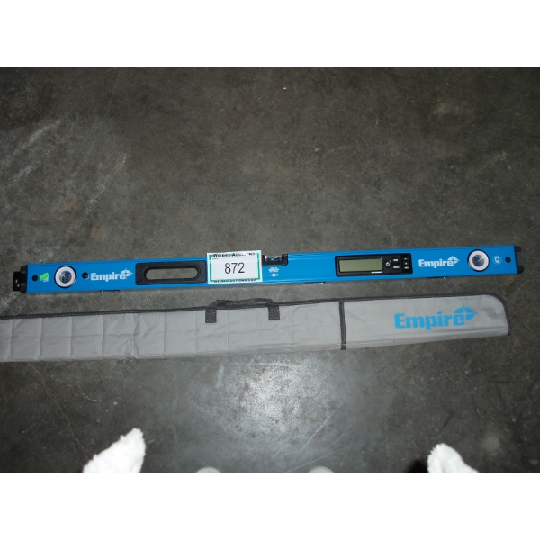 Empire 4' digital level with protective carry case