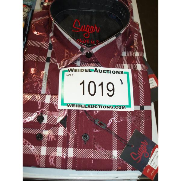 Size L, Mens Salvatore Long Sleeve Button Up Shirt