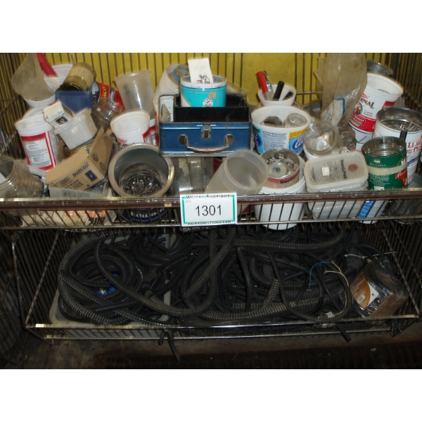 Steel Crates with Nails and electrical Hoses