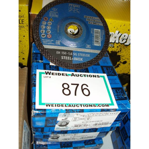 Lot of 3 PFERD 6" cutting disks