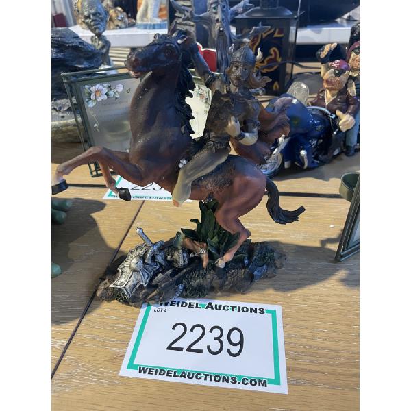 Knight on Horse Figurine