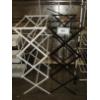 Image 1 : Lot of 2, black & white clothes rack