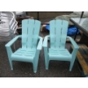 Image 2 : Large Glass Topped Patio Table & 4 Chairs