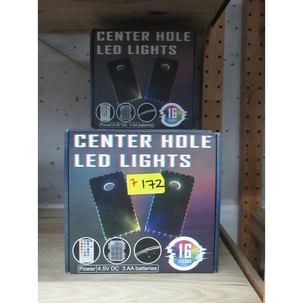 7 New Sets of LED Corn Hole Board Light Sets