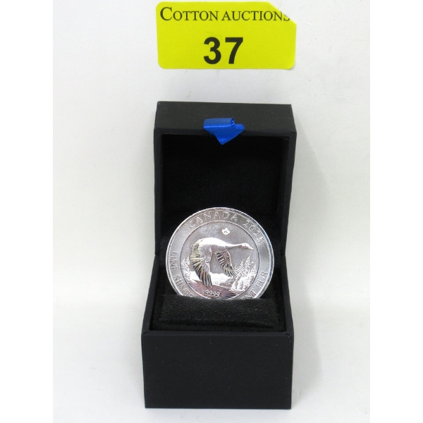 2 Oz .9999 Silver 2025 Canada Goose Coin 