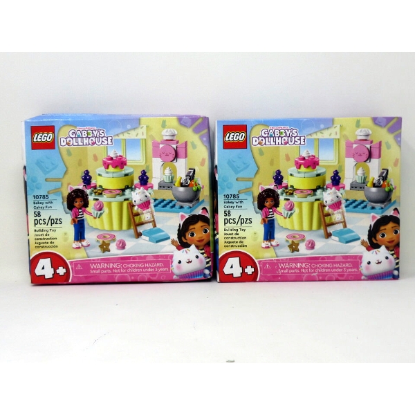 2 New LEGO Gabby's Dollhouse Building Toy Sets