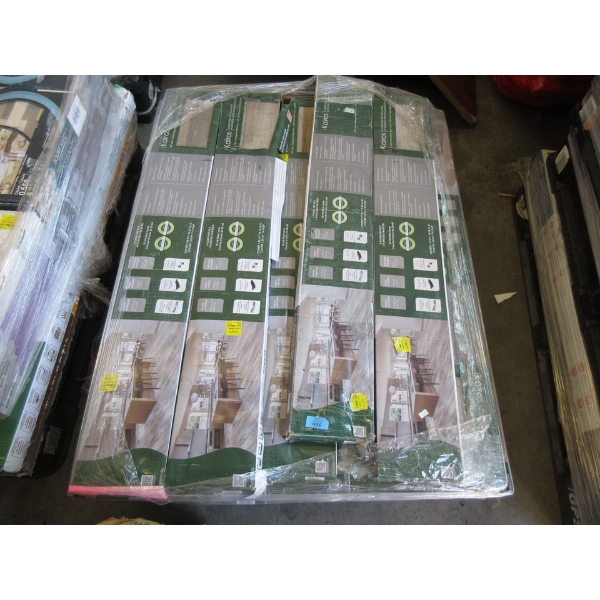 Skid of 18 Sealed Boxes of Laminate Flooring