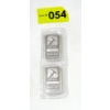 Image 1 : Uncut 2 x 1/2 Oz .999 Silver NWTM Bars 
