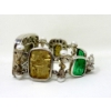 Image 2 : Tagliamonte .925 Silver & Glass Cameo Bracelet