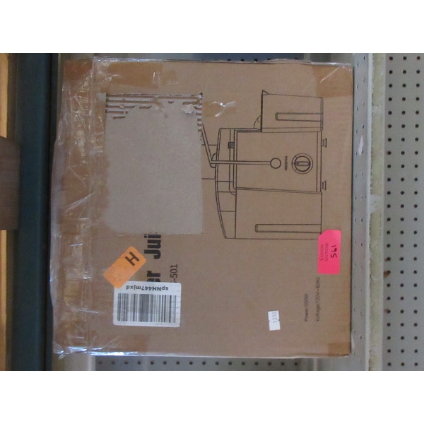 Reemix Power Juicer - Model: KS-501. Power: 500 W. Voltage: 120 V ~ 60 Hz. Customer return. As is. 