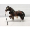Image 5 : Vintage Wood Chuckwagon Lamp with Burro and Horse