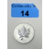 Image 1 : 1 Oz .9999 Silver 2016 California State Flower-The Poppy Privy Coin 