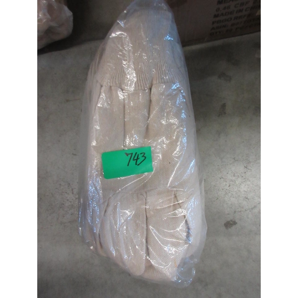 Pack of 12 New Pairs of XL Garden Gloves