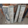 Image 1 : Four 4' Fluorescent Ceiling Light Fixtures in Boxes