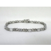 Image 1 : New 7.5" White Topaz and Diamond Tennis Bracelet