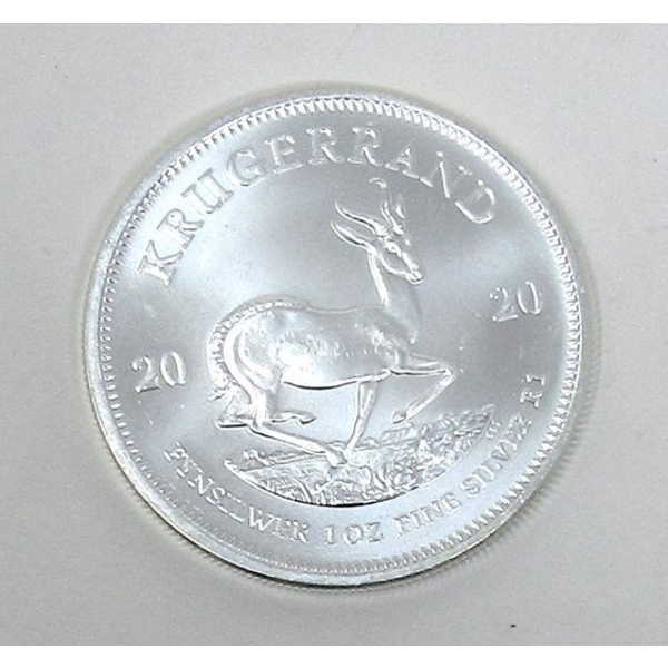 1 Oz .999 Silver 2020 Krugerrand Coin