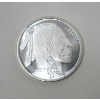 Image 2 : 1 Oz .999 Silver Buffalo/Indigenous Art Round 