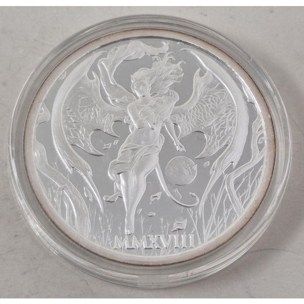 Limited Edition 2 Oz .999 Silver Temptation of The Succubus Round 
