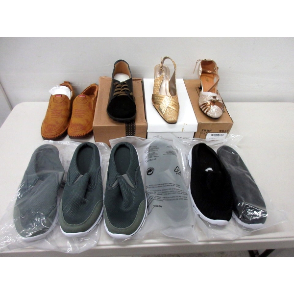 7 New Assorted Pairs of Men's & Ladies' Shoes