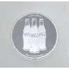 Image 2 : 1 Oz .999 Silver Coca Cola High Relief Round 