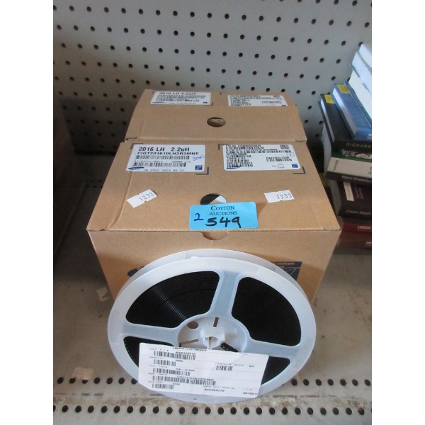 2 Cases of 12 New Reels Passive Electronic Components