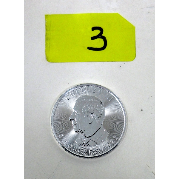 First Mint 1 Oz .9999 Silver 2025 Maple Leaf Coin 