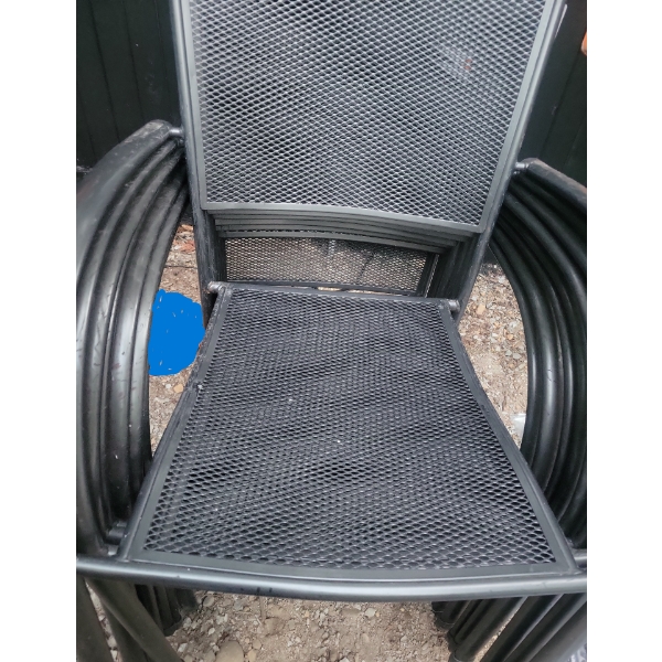 Set of Six Patio Chairs 