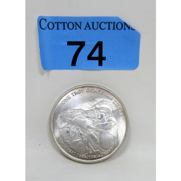 1 Oz .999 Silver Miner NWTM Round 