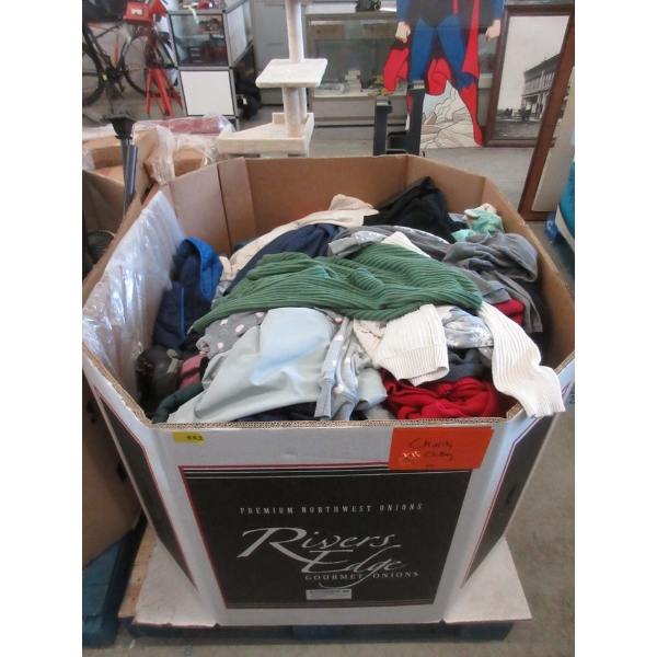 Skid of Overstock & Customer Return Clothing - As Is