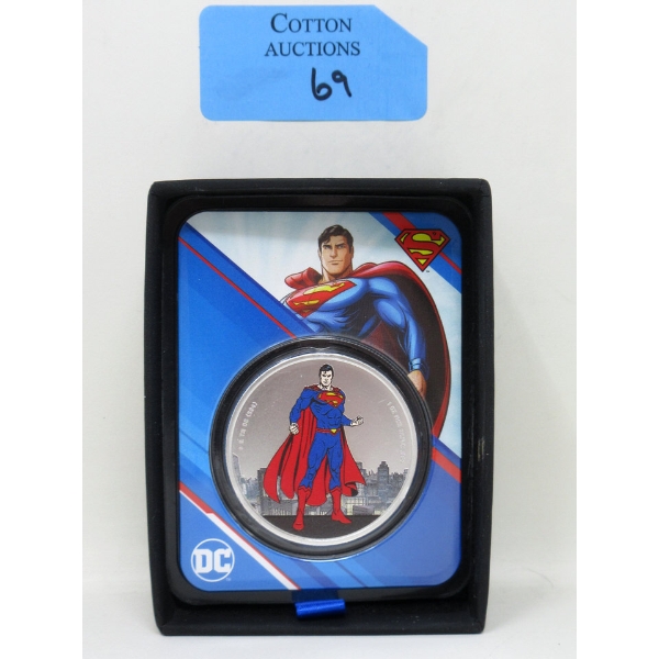 1 Oz .999 Silver 2024 SUPERMAN DC Coin 