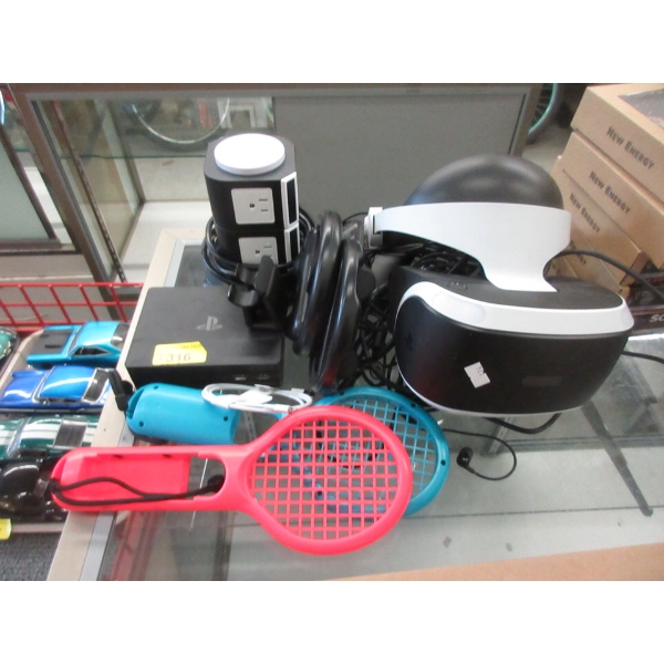 7 Piece Lot of Sony PlayStation VR Parts & More