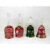 Image 1 : 4 Vintage Bohemian Glass Bells - Hand Painted