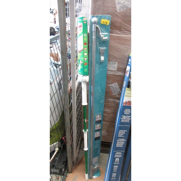 No Drill Curtain Rod & Libman Tornado Mop