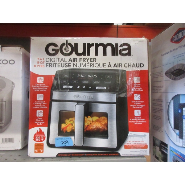 Gourmia Air Fry with View Window - 7.6 L / 8 QT