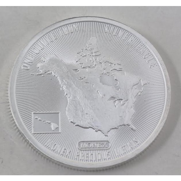 1 Oz .999 Silver 2022 Silver Eagle Monex Round 