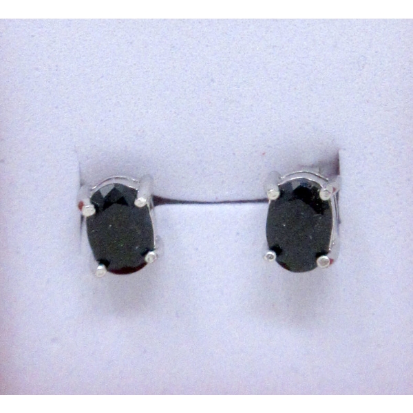 New 2 CT Oval Sapphire Stud Earrings 