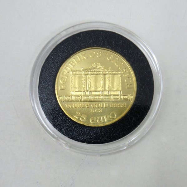 1/4Oz .9999 Fine Gold Philharmoniker Coin 