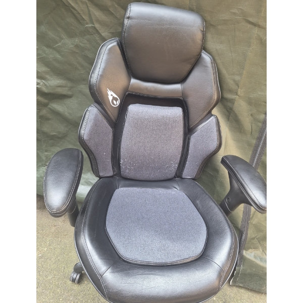 Black and Grey Customer Return Task Chair