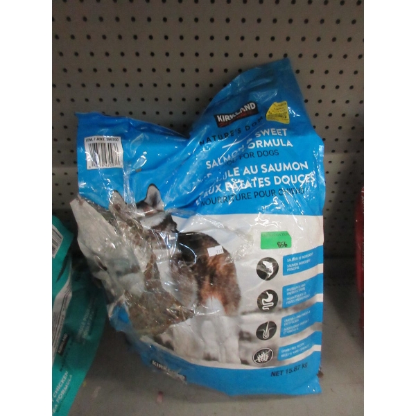 15.87 kg Bag of Kirkland Dry Dog Food