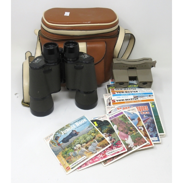 Limer Binoculars & Vintage View Master Slide Viewer