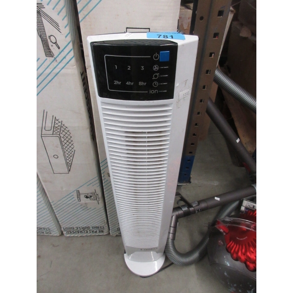 White Lasko 35" Tower Fan - No Box